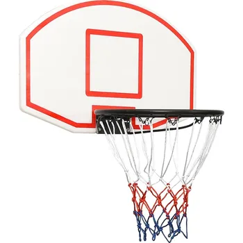 Fotbalová branka Basketbalový koš bílý 71x45x2 cm polyethylen - 8720287110569