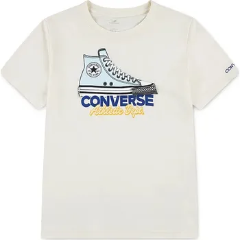 Chlapecké tričko Dětské tričko Converse 9CH948 béžová 01X, vel. 128-132