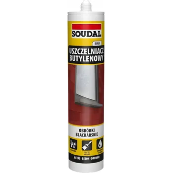 Tmel Střešní tmel butylový 280ml bílý Soudal