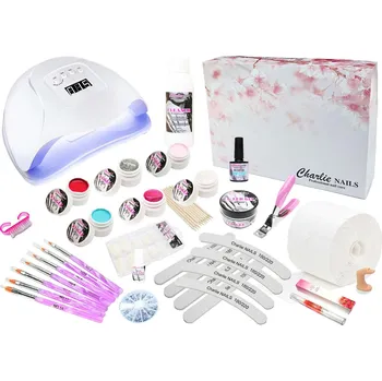 Charlie Nails Startovací sada na gelové nehty XXL 120W