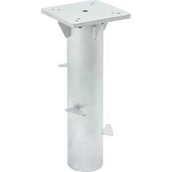 Stínicí technika Zemní kotva pro slunečník stříbrná 16 x 16 x 39,5 cm ocel - 8721012989436
