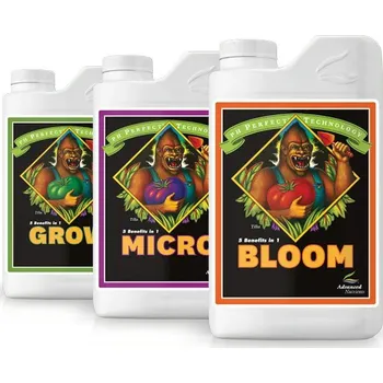 Hnojivo Advanced Nutrients pH Perfect Grow-Bloom-Micro 3x10 l, sada hnojiv
