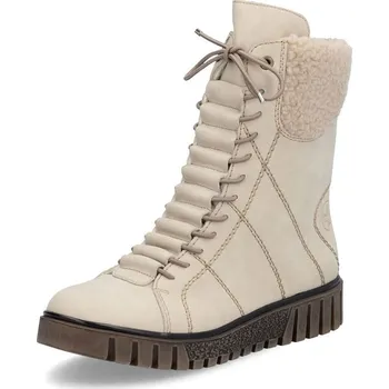 Dámská zimní obuv Kozačky rieker Creme 7440210 39