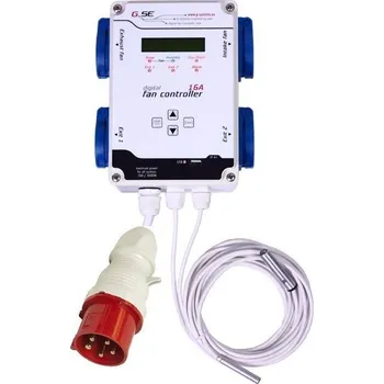 spínač GSE Digitální Fan Controller 4x 2200W, 16A 400V