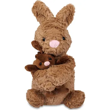 Polštář SVITAP sleep well Plyšák Zaječí rodinka hnědá