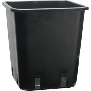 Květináč Growmarket Květináč plastový 7x7x8 cm - 0.35 l - sada 100 ks