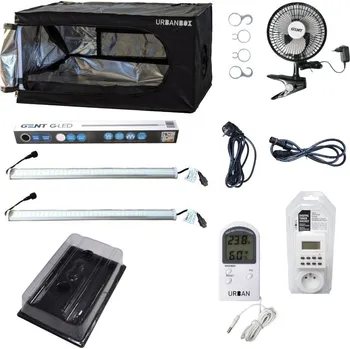 Pěstební box Growmarket Sadbovací komplet Urban GENT Propagation PRO, 80x60x40 cm - BEZ MÉDIA