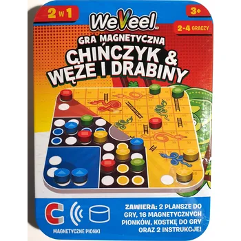Desková hra ČÍŇAN, HADI A ŽEBŘÍKY MAGNETICKÁ CESTOVNÍ HRA WEVEEL