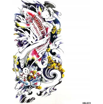 Odstranitelné tetování Dočasné tetování TATTOO 3D – motivy RYBY (Ryby)