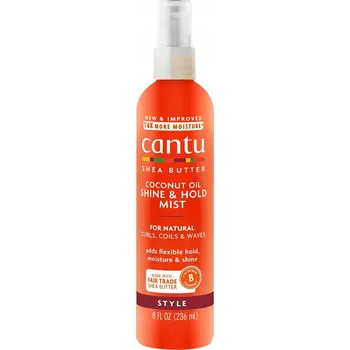 Stylingový přípravek Cantu Shea Butter Coconut Oil Shine & Hold Mist, mlha pro definici a fixaci vln