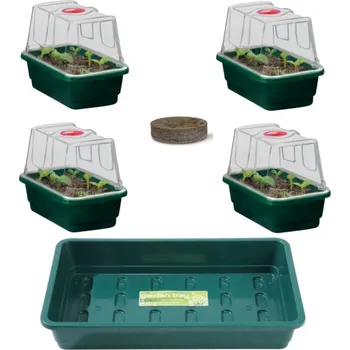 Skleník Growmarket Garland Mini High Dome Jiffy Medium, set na klíčení