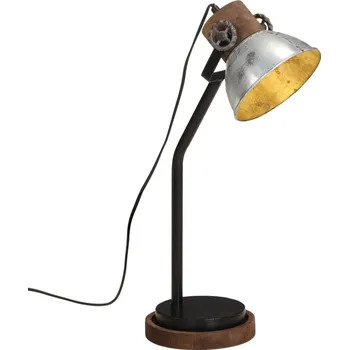 Lampička Stolní lampa 25 W vintage stříbrná 18 x 18 x 60 cm E27 - 8721012160033