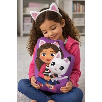 Dekorativní polštářek Jerry Fabrics Gabby´s Dollhouse \"Pandy\" 40 cm modrá