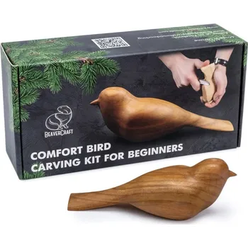 Dílna BeaverCraft hobby sada Comfort Bird Carving Hobby Kit