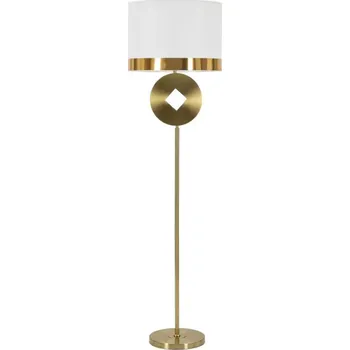 Stojací lampa Stojací lampa Coiny 151 cm bílá/zlatá