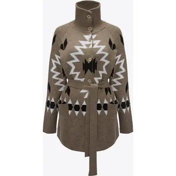 Dámský merino kabátek We Norwegians Haldi Hnědá XS