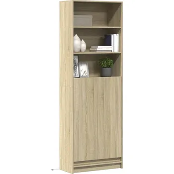 Příborník do zásuvky Skříň highboard s LED dub sonoma 69 x 32,5 x 200 cm kompozit - 8721158342522