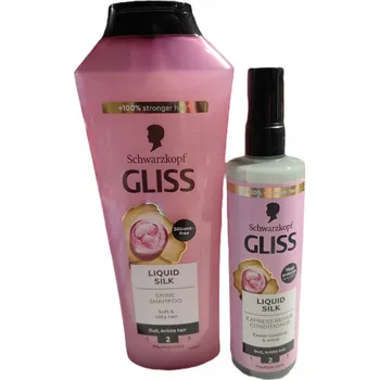 GLISS Schwarzkopf LIQUID SILK S CERAMIDY Šampon a kondicionér SADA