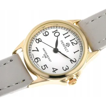 Hodinky Dámské hodinky na ruku s kožený opasek Perfect