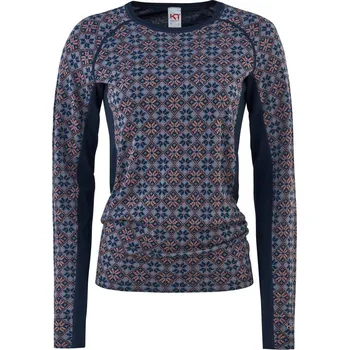 Dámská móda Dámské Merino triko s dlouhým rukávem&nbsp;Kari Traa&nbsp;Rose Light Modrá S