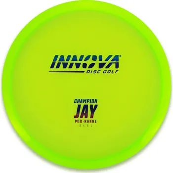 Disc golf Innova JAY Champion Barva: Červená - transparentní, Váha: 173 g