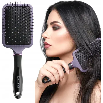 kartáč na vlasy Kartáč na vlasy pro rozčesávání a masáž, pneumatický, fialový