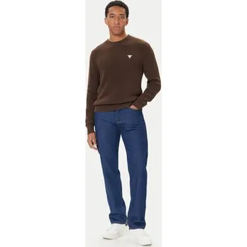 Dámský svetr Guess Jeans Svetr M4BR30 Z3HM1 Hnědá Regular Fit XS