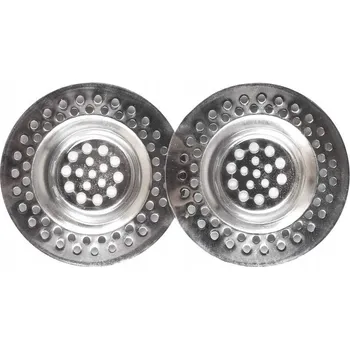 Vrták Sítko do dřezu kovové 75 mm stříbrné
