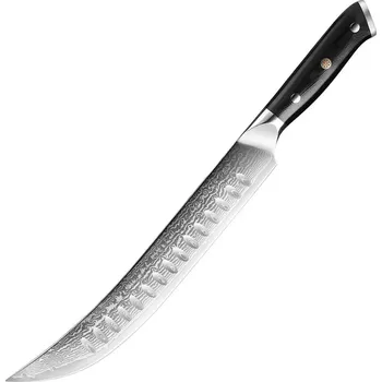 Kuchyňský nůž Damaškový kuchyňský nůž FU 27652 Slicing/Černá
