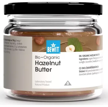 BEWIT Lískooříšková pasta, BIO - 170 g