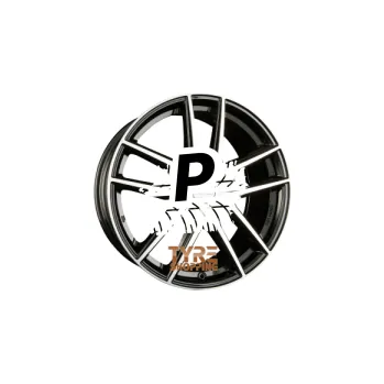 Alu kolo PLATIN P 73 Diamant Schwarz Frontpoliert 6.00 x 15 ET 38.00 5x100