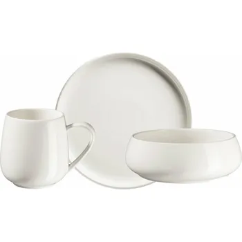 Talíř Mäser Sada nádobí na snídani 12 ks TAYA, bílá