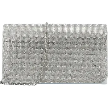 Kabelka Módní dámské psaníčko Michelle Moon Rivex, stříbrné