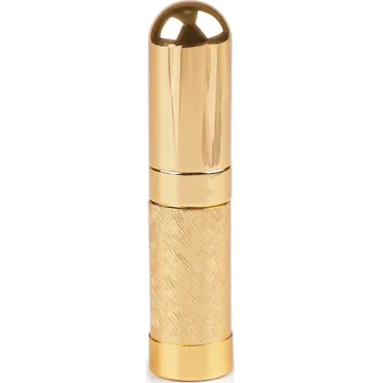 Kosmetická taška Cestovní plnitelný rozprašovač na parfém 8,5 cm - zlatá