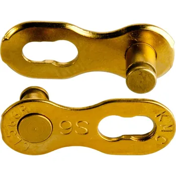 Řetěz na kolo KMC MissingLink 9R Ti-N Gold (2ks) (Spojka řetězu KMC MissingLink 9R Ti-N Gold 9)