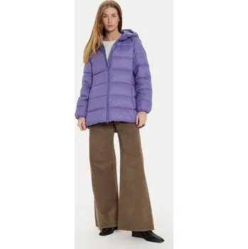 Dámské oblečení United Colors Of Benetton Vatovaná bunda 2NIWDN06X Fialová Regular Fit S