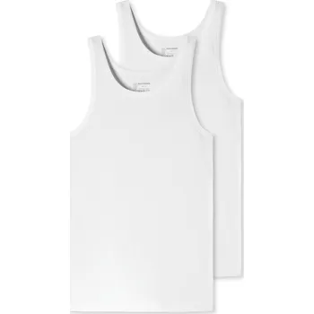 Pánské pyžamo 702777 - Nátělníky s biobavlnou Schiesser - pro muže - vel. XL/7 - barva: bílá