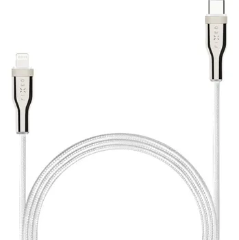 Fixed FIXDB-CL2-WH s konektory USB-C/Lightning a podporou PD, 2m, bílý