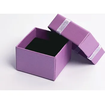 Dárková krabička Dárková krabička papírová fialová KR0001