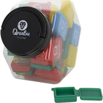 Dóza na potraviny Qnubu Silicone Rosin Keychain 9 ml, silikonové pouzdro BOX 35 KS