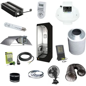 Osvětlení pro růst rostliny Growmarket Kompletní grow box URBANBOX HPS 250W Set, 60x60x160 cm