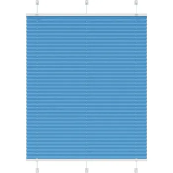 Roleta Plisovaná roleta modrá 110x150 cm Šířka látky 109,4cm Polyester - 8721158354976