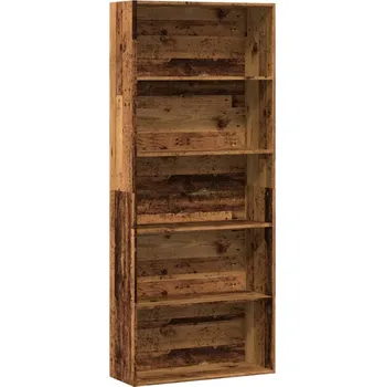 Knihovna Knihovna old wood 80 x 30 x 189 cm kompozitní dřevo - 8721158514318