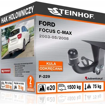 Tažné zařízení Tažné zařízení Ford FOCUS C-MAX, 2003-05/2008