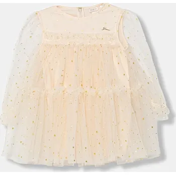 Dívčí oblečení Dívčí šaty Guess K6RK20.KC4S0.PPY2 béžová 12X, vel. 122-125