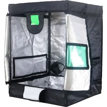 Pěstební box BudBox Silver Small 75x75x100 cm, stříbrná fólie