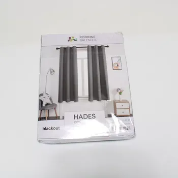 Sprchový závěs Zatemňovací závěsy Hades šedé s očky