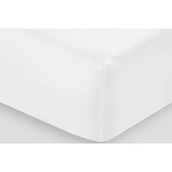 Prostěradlo Prostěradlo s gumou 200x200 100% Bavlna Bílé