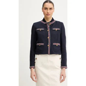 Dámské sako Bavlněné sako Luisa Spagnoli Valter 543170 námořnická modř 59X, vel. 36