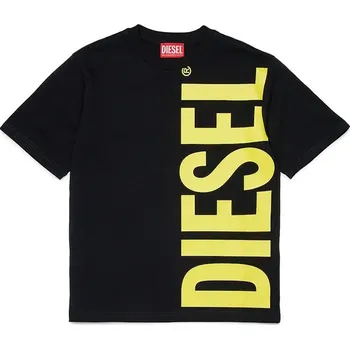 Chlapecké tričko Dětské bavlněné tričko Diesel MTOMS OVER T-SHIRTS J02737.00YI9 černá 99X, vel. 175